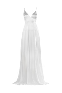 Alara silk wedding dress